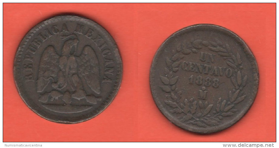 Messico Un Centavo 1888 . M - Messico