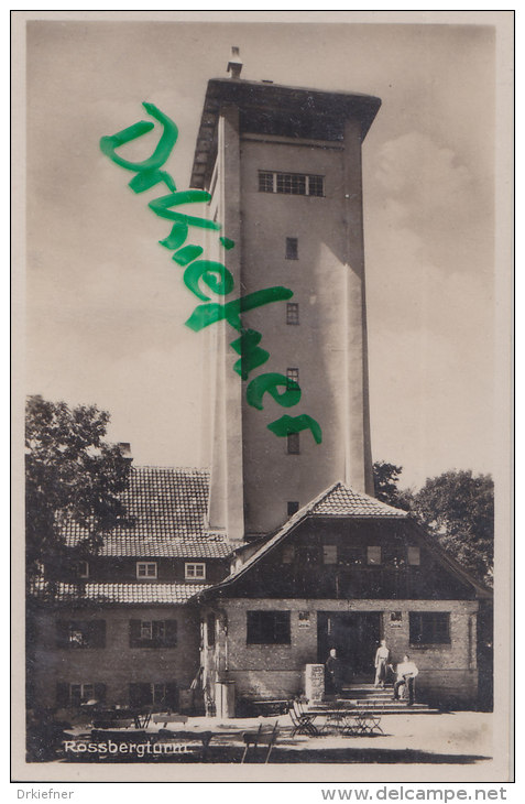 Rossbergturm, Wanderheim, Bei Öschingen, Um 1930 - Hotels & Restaurants