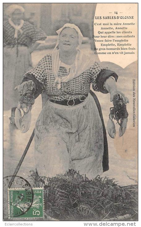 Les Sables D'Olonne   85   Annette Marchande De Homards - Sables D'Olonne