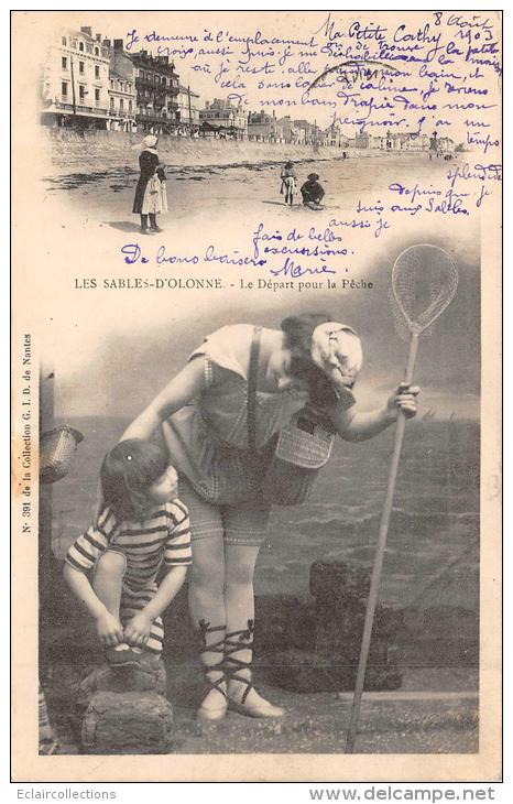 Les Sables D'Olonne   85    Départ Pour La Pêche A Pieds - Sables D'Olonne