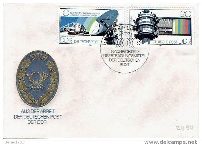 DDR / GDR - Mi-Nr 2490/2491 FDC (D757)- - 1971-1980