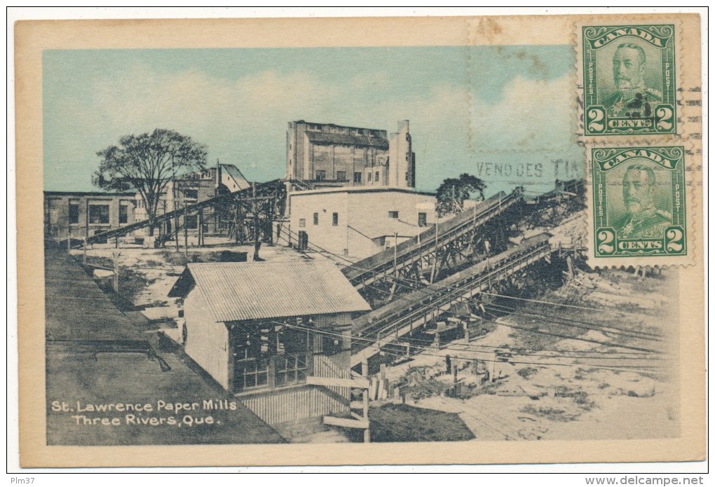 TROIS RIVIERES - St Lawrence Paper Mills - Papeterie - Trois-Rivières