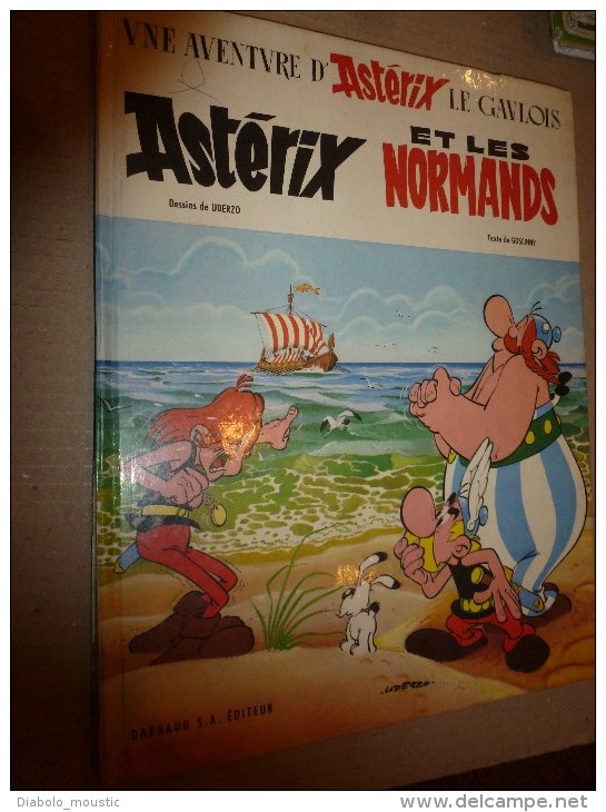 1966 ASTERIX  Et Les NORMANDS  (couverture Défaite Mais Bon état ... Manque Les Pages (35 à 46) - Astérix