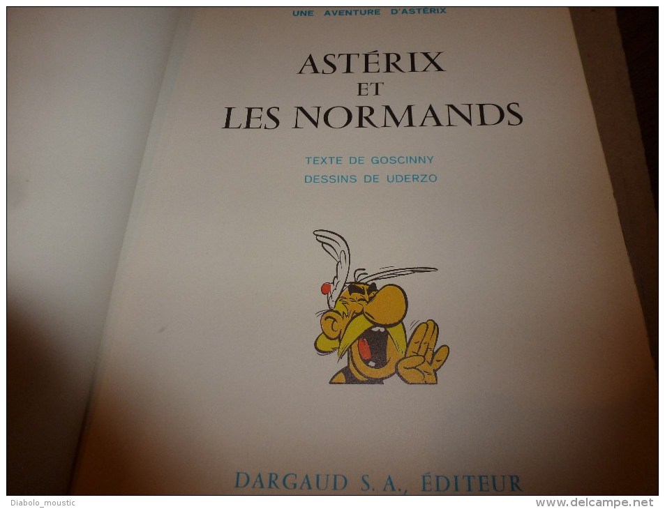 1966 ASTERIX  Et Les NORMANDS  (couverture Défaite Mais Bon état ... Manque Les Pages (35 à 46) - Astérix
