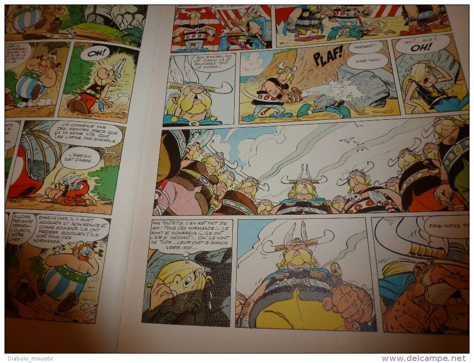 1966 ASTERIX  et les NORMANDS  (couverture défaite mais bon état ... manque les pages (35 à 46)