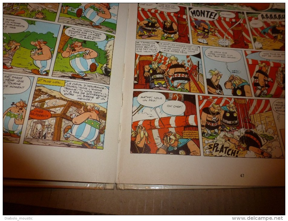 1966 ASTERIX  et les NORMANDS  (couverture défaite mais bon état ... manque les pages (35 à 46)