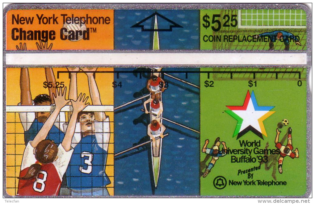 USA NYNEX HOLOGRAPHIQUE  LANDIS BUFFALO SOCCER VOLLEY AVIRON N° 306A...MINT NEUF - Schede Olografiche (Landis & Gyr)