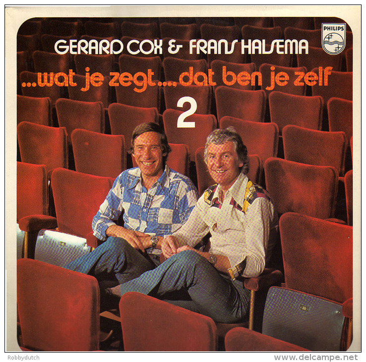 * LP *  GERARD COX &amp; FRANS HALSEMA - ...WAT JE ZEGT... DAT BEN JE ZELF 2 (Holland 1975) - Humor, Cabaret