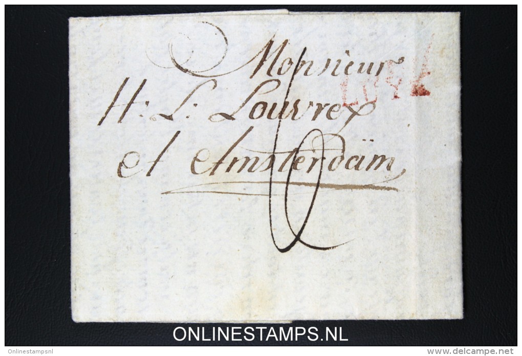 Belgium: Letter LUYK Luik Liege To Amsterdam 1817 - 1815-1830 (Holländische Periode)