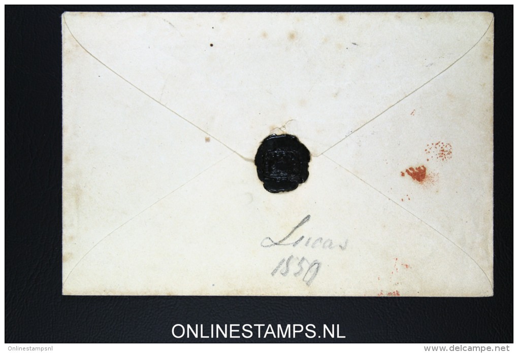 Belgium: Cover Mechelen / Malines To Breda 1850  Wax Sealed - 1830-1849 (Independent Belgium)