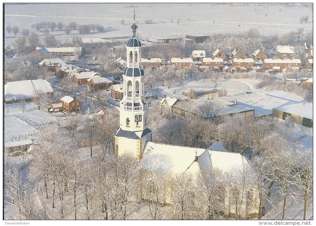 NL.- Uithuizermeeden. Onbeschreven Dubbele Kaart. 13e-eeuws Kerkje. Kerk 2 Scans - Autres & Non Classés