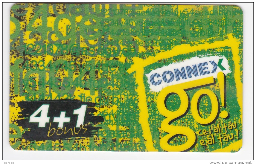 Romania ,  Prepaid Phonecard -  Connex , 4+1 ,  Used - Romania