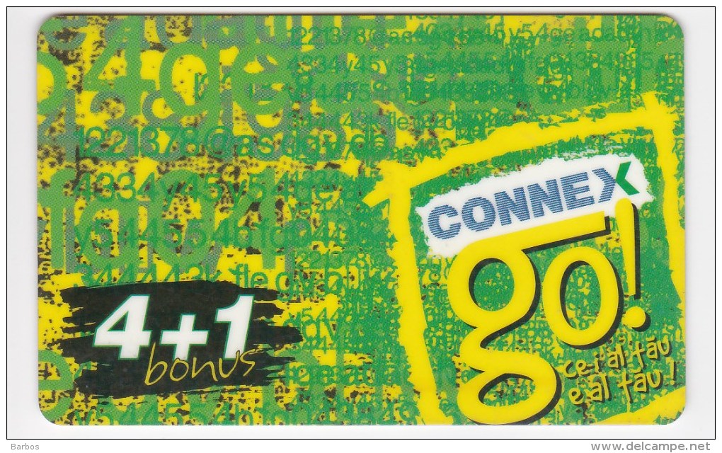 Romania ,  Prepaid Phonecard -  Connex , 4+1 ,  Used - Romania