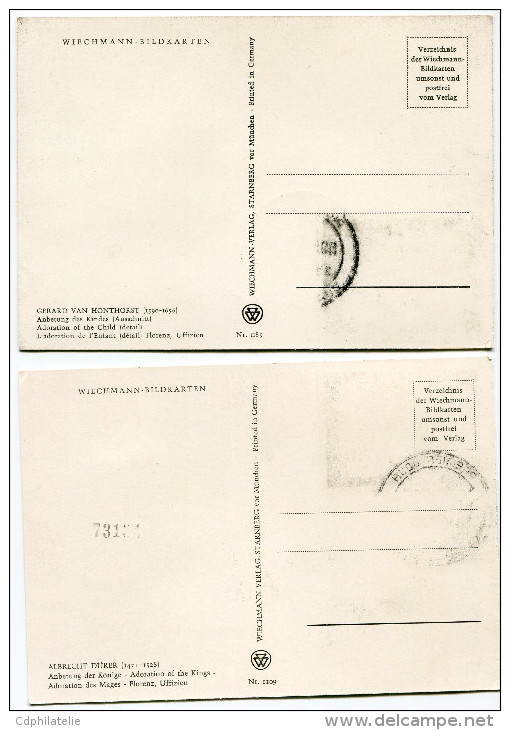 HAUTE-VOLTA CARTES MAXIMUM DES PA 113/114 TABLEAUX  OBLITERATION 1er JOUR  OUAGADOUGOU  23 DEC 72 - Haute-Volta (1958-1984)