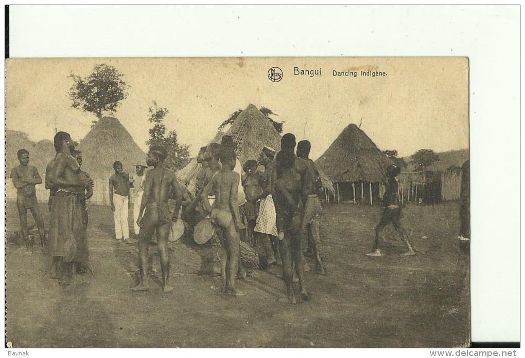 CAR20   --   BANGUI   --  DANCING INDIGENE  --  NUDE - Zentralafrik. Republik