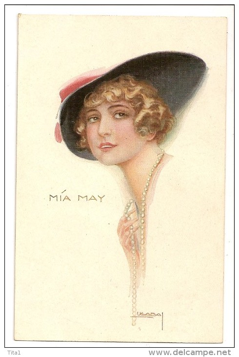 S2296 - 4  Cartes "Mia May" - Usabal