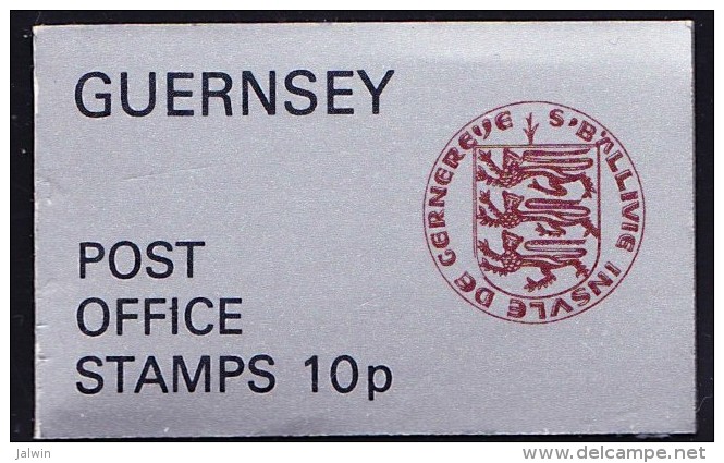 GUERNSEY CARNET (Booklet) YT N° C 88 ** 10p - Guernsey