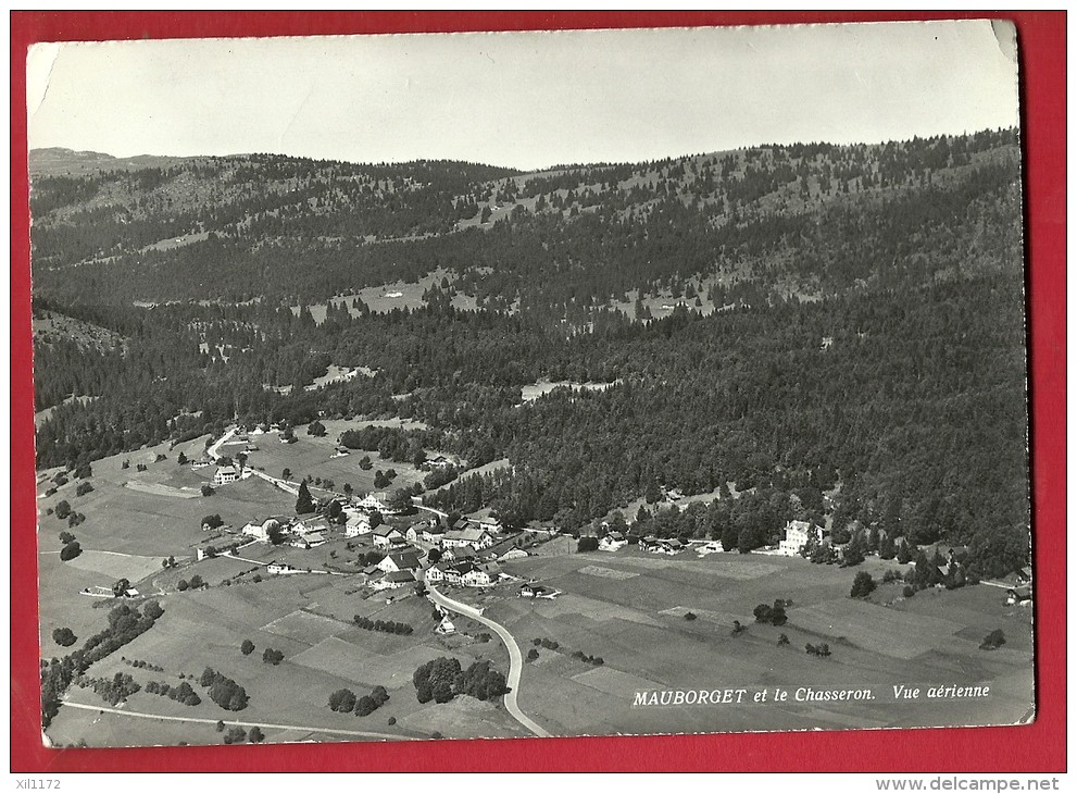 DIT-39 Mauborget Et Le Chasseron. Cachet 1961, Grand Format - Mauborget