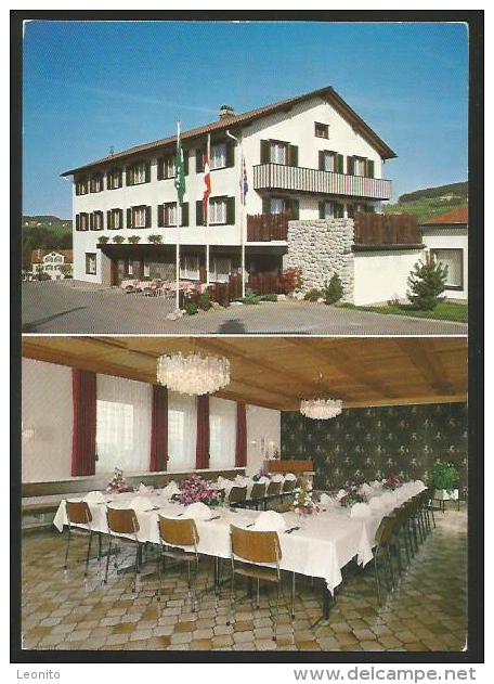 MÜSELBACH SG Restaurant SCHÄFLE Kirchberg Bazenheid Werbekarte - Kirchberg