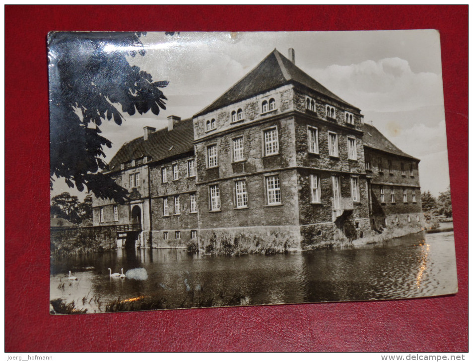 1962 Herne Schloss Strünkede Mit Emschertalmuseum Nordrhein Westfalen Gebraucht Used Germany Postkarte Postcard - Herne