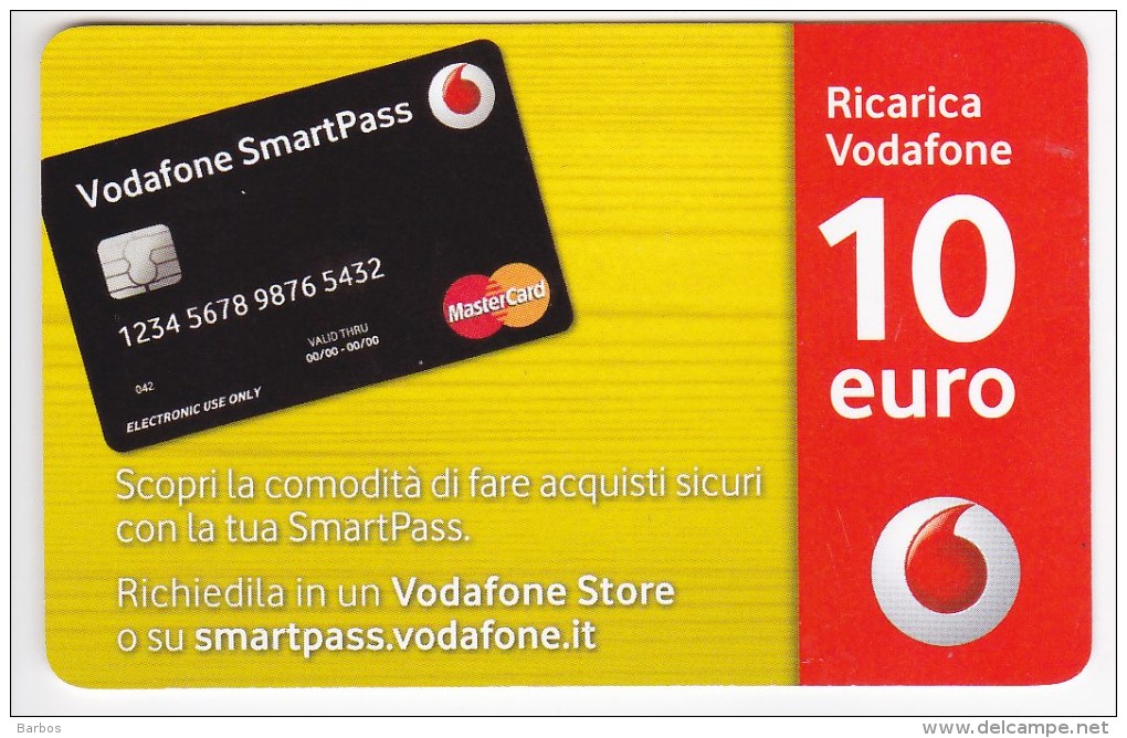 Italy ,  Phonecard Prepaid  ,  Used - GSM-Kaarten, Aanvulling & Voorafbetaald