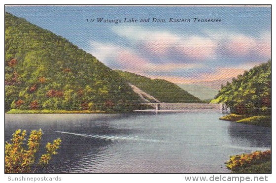 Watauga Lake And Dam Eastern Tennessee - Waukegan