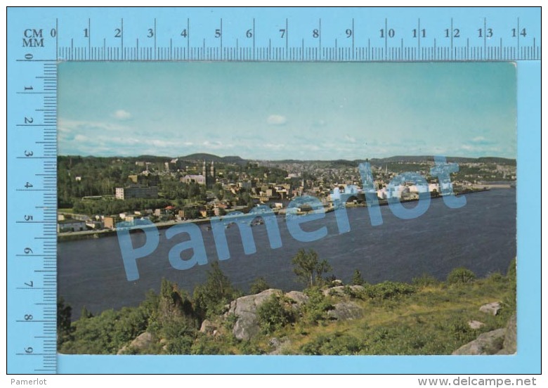 Chicoutimi (Vue Générale De La Cité, Postcard Carte Postale  ) P. Quebec Recto/Verso - Sherbrooke