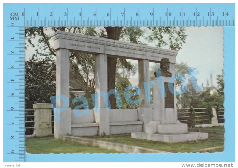 Trois-Rivieres (Monument Sieur De Lavérendrye, Postcard Carte Postale  ) P. Quebec Recto/Verso - Trois-Rivières