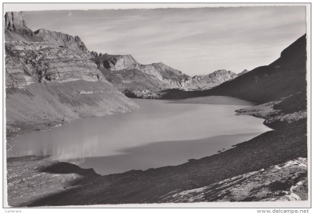 SUISSE,HELVETIA,SWISS,SWI TZERLAND,CHANDOLIN,VALAIS ,DAUBENSEE,LAC,COL DE LA GEMMI,photo KLOPTENSTEIN - Chandolin