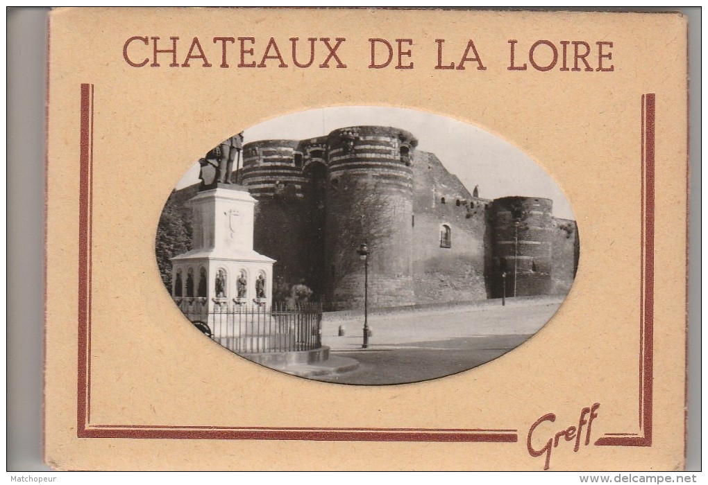 POCHETTE DE 20 PHOTOS DES CHATEAUX DE LA LOIRE EDITIONS GREFF - Photos