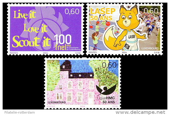 Luxemburg / Luxembourg - MNH / Postfris - Complete Set 50 Jaar Lasep 2014 - Nuevos