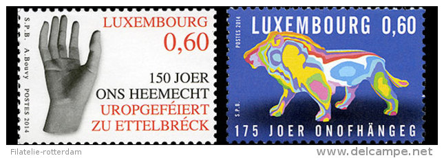 Luxemburg / Luxembourg - MNH / Postfris - Complete Set Jubilea 2014 - Ongebruikt