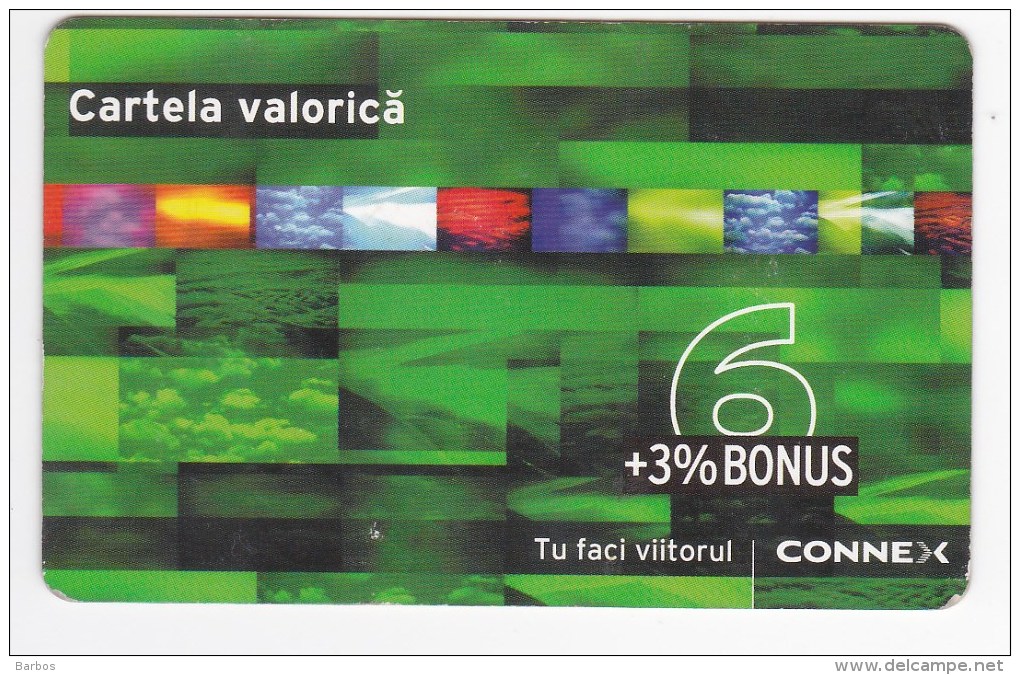 Romania ,  Prepaid Phonecard -  Connex , 6 Euro ,  Used - Romania