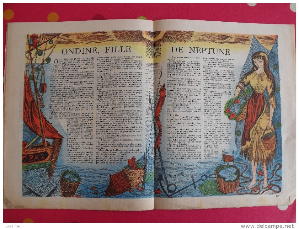 9 revues La Semaine de Suzette de 1951 et 1952. manon lessel bécassine félix le chat Pécoud Calvo coquin. A redécouvrir