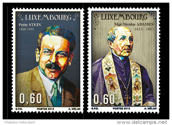 Luxemburg / Luxembourg - MNH / Postfris - Complete Set Beroemde Personen 2013 - Unused Stamps