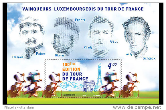 Luxemburg / Luxembourg - MNH / Postfris - Sheet 100 Jaar Tour De France 2013 - Neufs