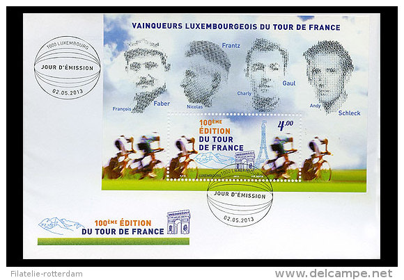 Luxemburg / Luxembourg - MNH / Postfris - FDC 100 Jaar Tour De France 2013 - Unused Stamps