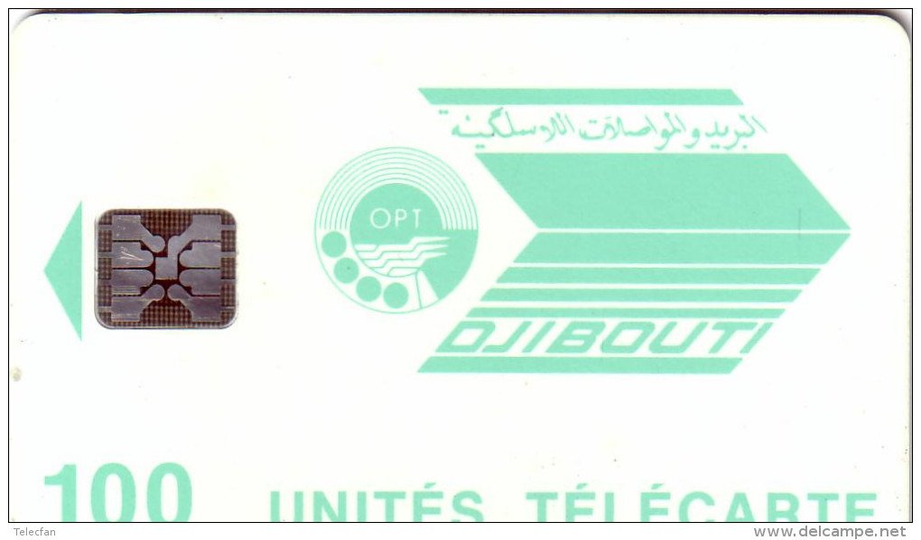 DJIBOUTI LOGO 100U SC5 9 N° TGE UT LUXE - Djibouti