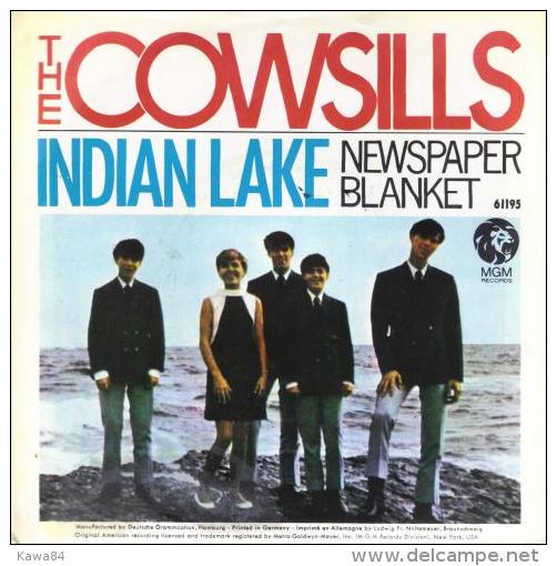 SP 45 RPM (7")  The Cowsills  "  Indian Lake  "  Allemagne - Rock