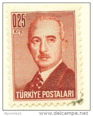 TURKEY  -  1948  President Inonu  0.25k  Used As Scan - Usati