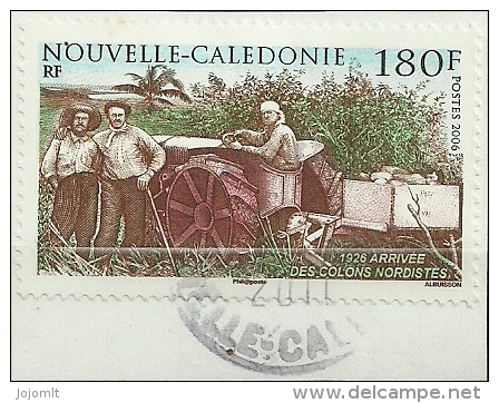 Nouvelle Calédonie Timbre S/ Fragment Oblitéré - Used Stamp On Cover Fragment - Y&T N° 975 - Année Year 2006 - Oblitérés