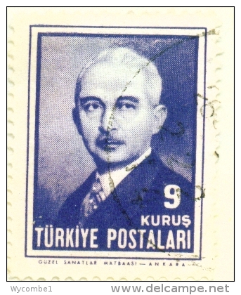 TURKEY  -  1946  President Inonu  9k  Used As Scan - Usati