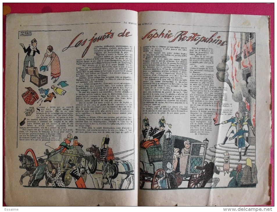 9 Revues La Semaine De Suzette 1950. Manon Iessel, Sels, Pécoud, Salcedo, Desrieux. A Redécouvrir - La Semaine De Suzette