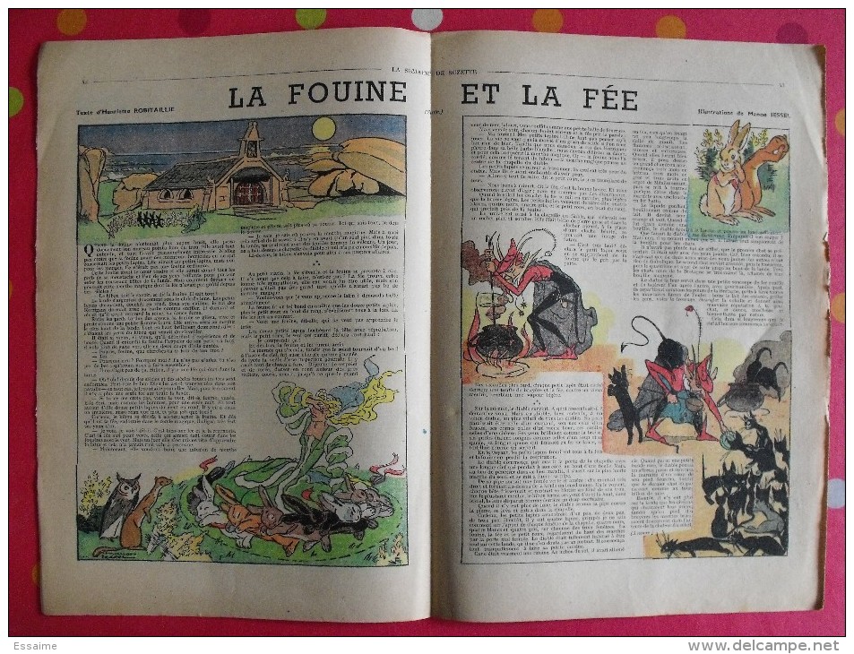 9 revues La Semaine de Suzette 1950. Manon Iessel, Sels, Pécoud, Salcedo, Desrieux. A redécouvrir