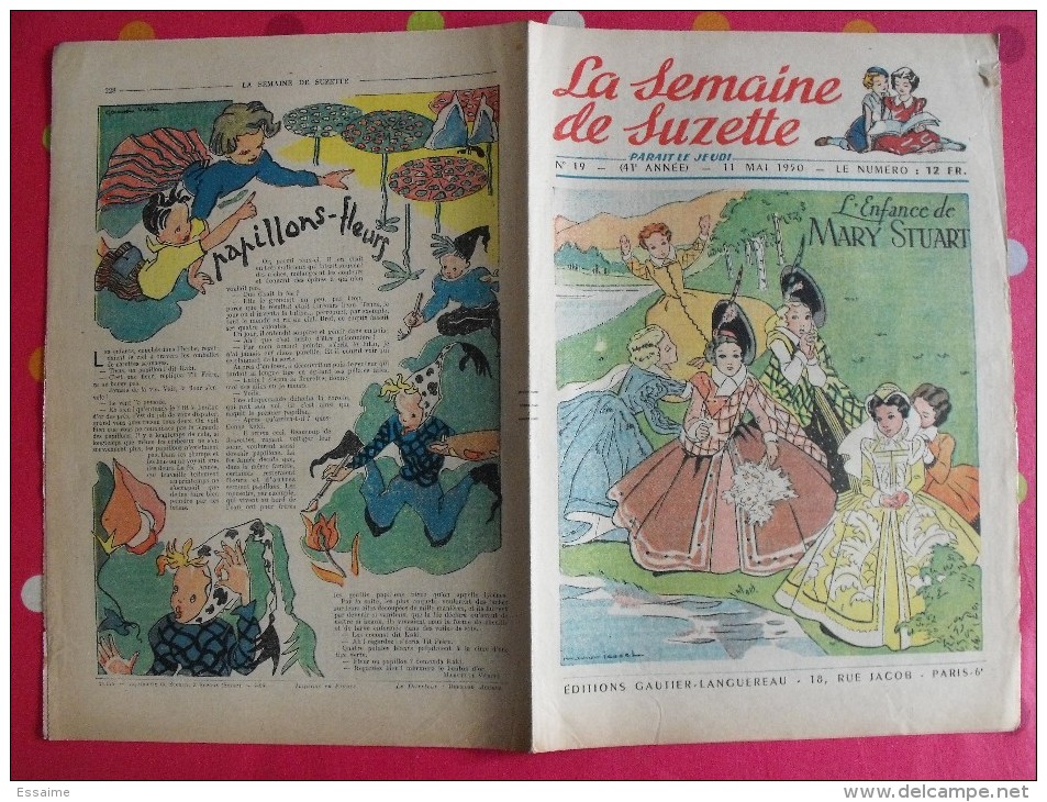 10 revues La Semaine de Suzette 1950. Manon Iessel, Sels, Pécoud, Salcedo, Desrieux. A redécouvrir