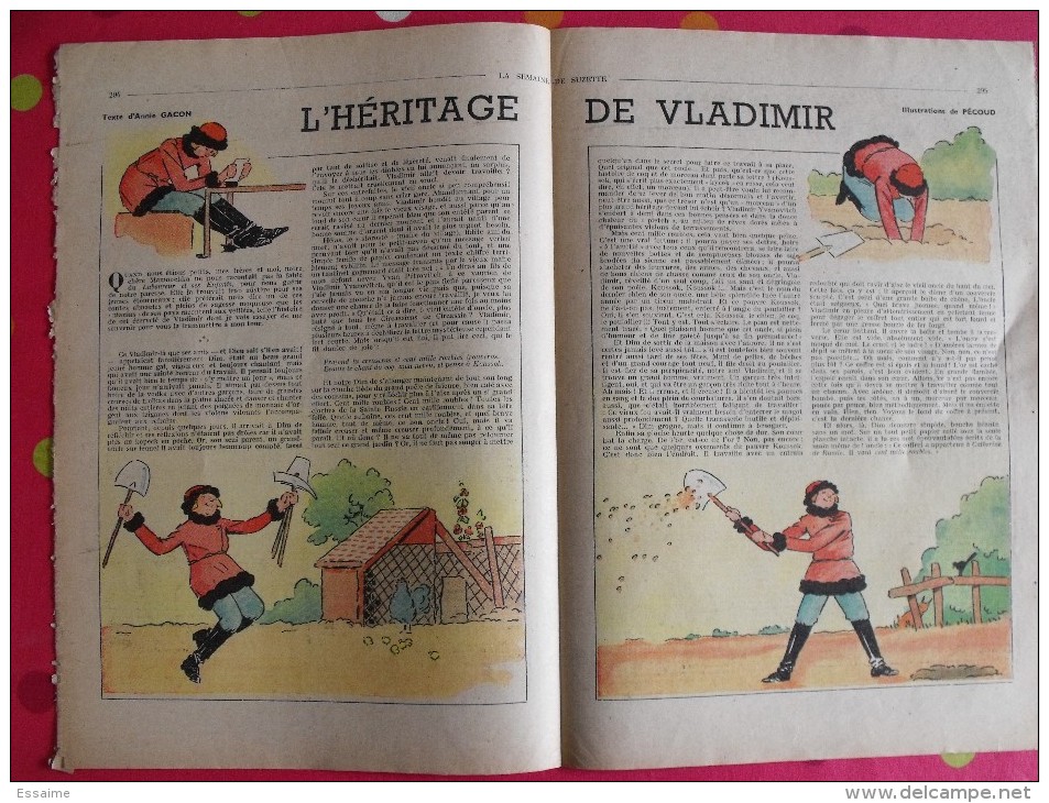 10 revues La Semaine de Suzette 1950. Bécassine Pinchon, Manon Iessel, Sels, Pécoud, Salcedo, Desrieux. A redécouvrir