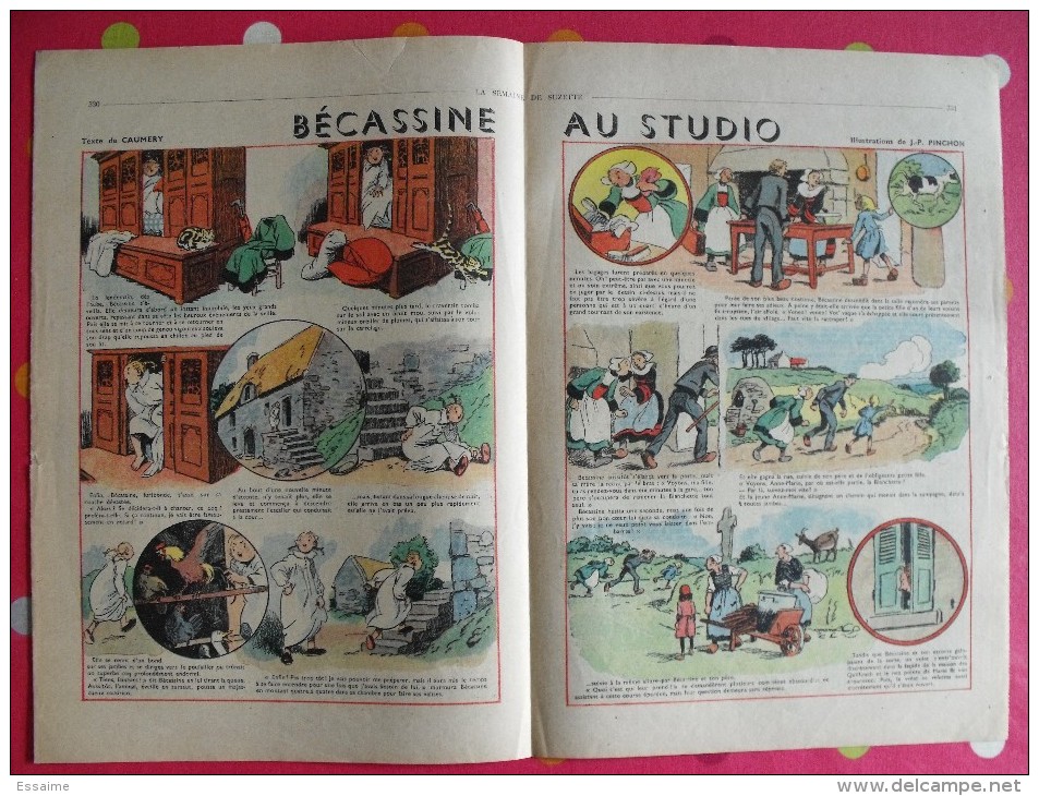 10 revues La Semaine de Suzette 1950. Bécassine Pinchon, Manon Iessel, Sels, Pécoud, Salcedo, Desrieux. A redécouvrir