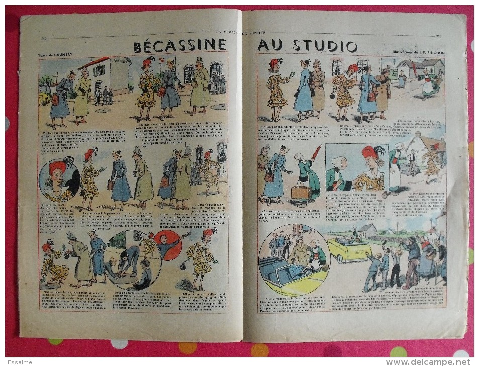10 revues La Semaine de Suzette 1950. Bécassine Pinchon, Manon Iessel, Sels, Pécoud, Salcedo, Desrieux. A redécouvrir