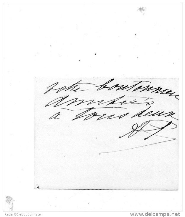 André WARNOD.Carte Autographe Signée  .envoi à Claude Gével.(né Weill ) - Autres & Non Classés