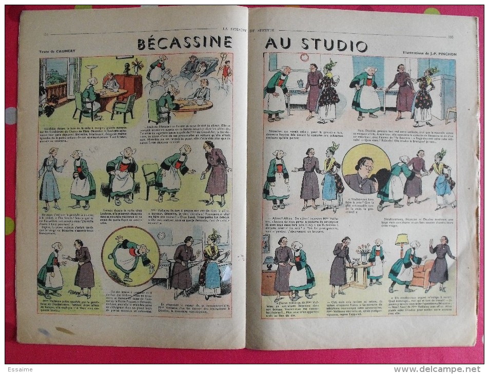 10 Revues La Semaine De Suzette 1950. Bécassine Pinchon, Manon Iessel, Sels, Pécoud, Salcedo, Desrieux. A Redécouvrir - La Semaine De Suzette